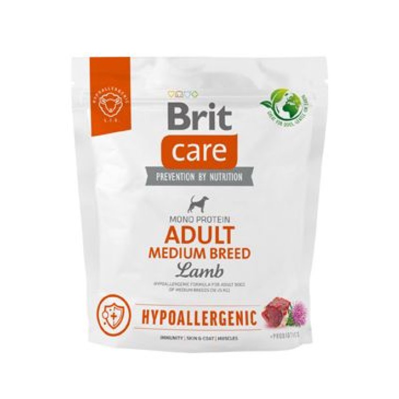 Brit Care Dog Hypoallergenic Adult Medium Breed 1 kg