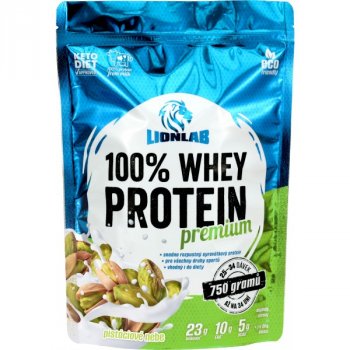 Lionlab 100 % Whey Protein - 750 g, pistáciové nebe