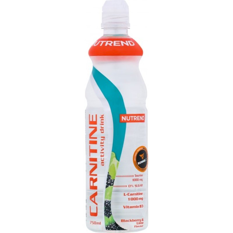 Nutrend Carnitine Activity Drink s kofeinem - 750 ml, červený pomeranč (s kofein