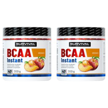 Survival BCAA Instant 300 g, broskev - AKCE 1+1