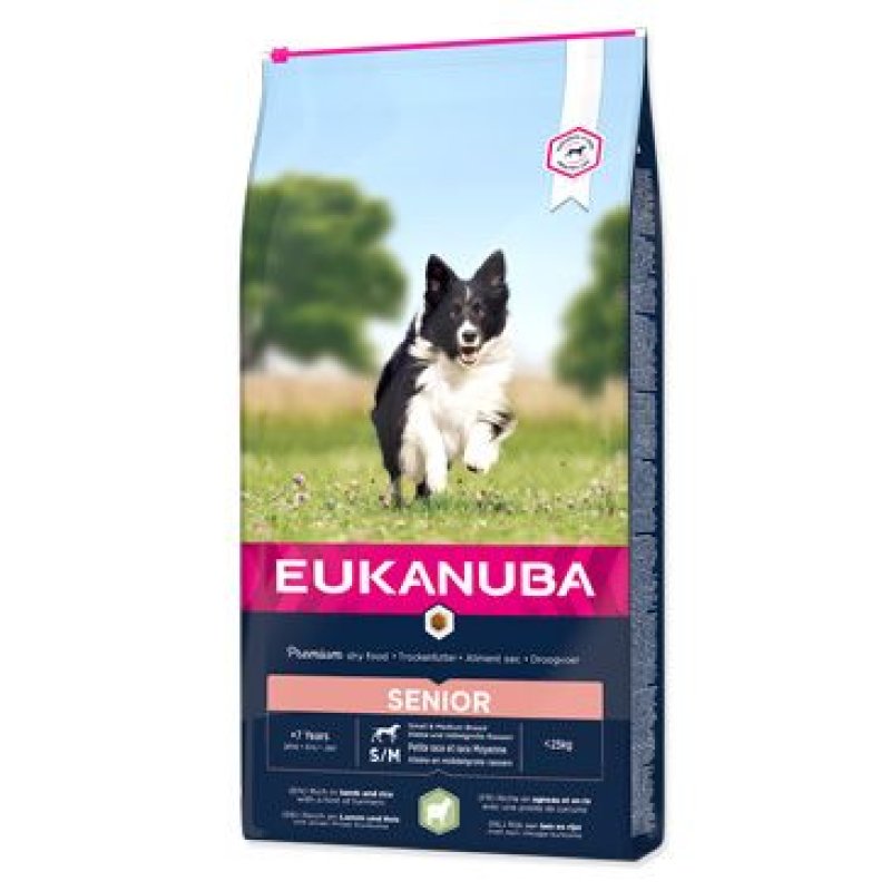 Eukanuba Dog Senior Small & Medium Lamb & Rice 2,5 kg