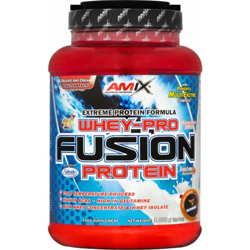 Amix Whey-Pro Fusion Protein - 1000 g, piňakoláda