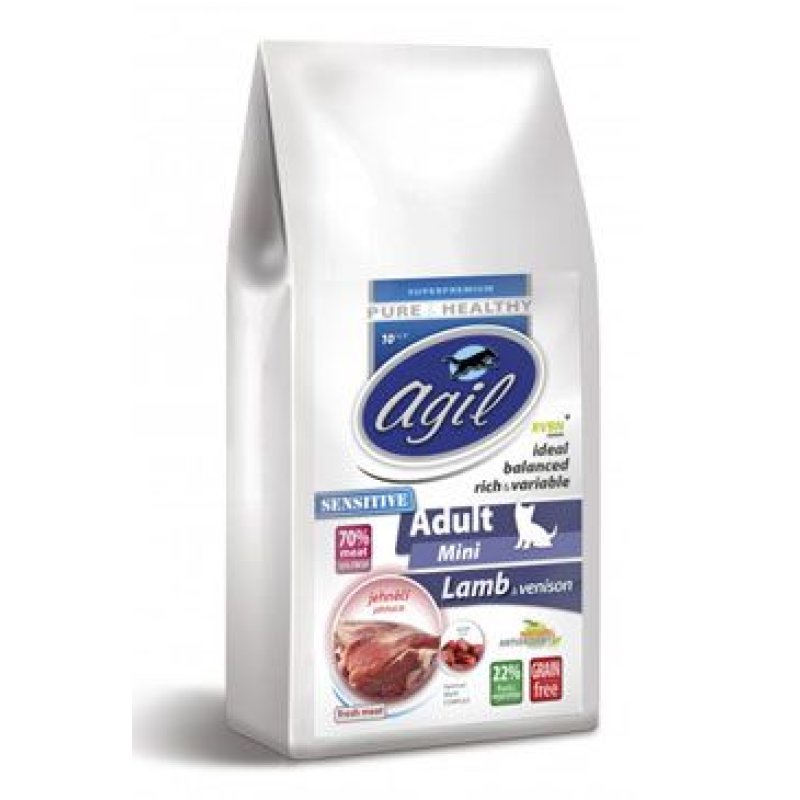 Agil Adult MINI Sensitive Grain Free Lamb, Venison 2 kg