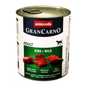 Animonda pes GRANCARNO konz. ADULT hovězí/zvěřina 800 g