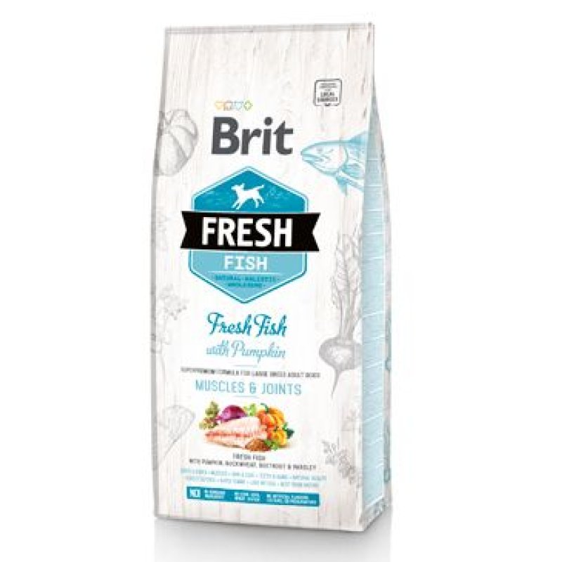 Brit Fresh Dog Fish & Pumpkin Adult Large 12 kg