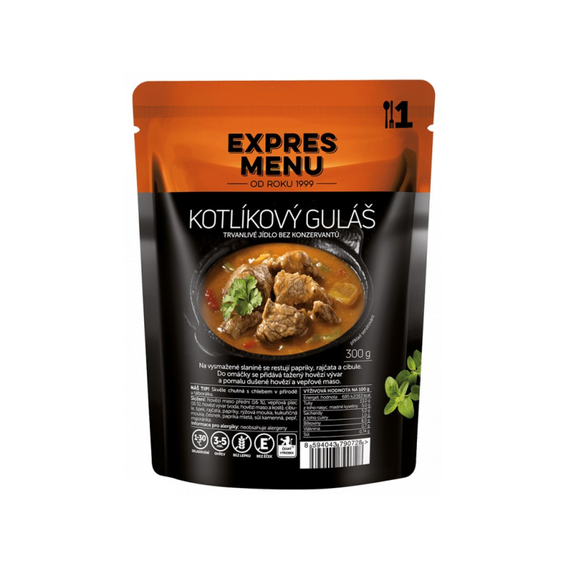 EXPRES MENU Kotlíkový guláš 300 g (1 porce)