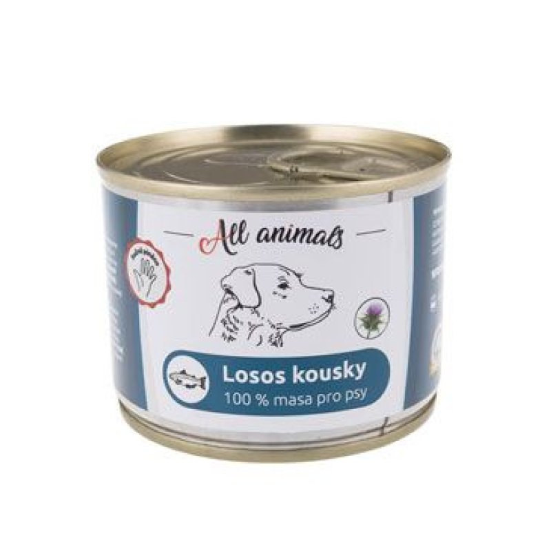 All Animals DOG losos kousky 200 g