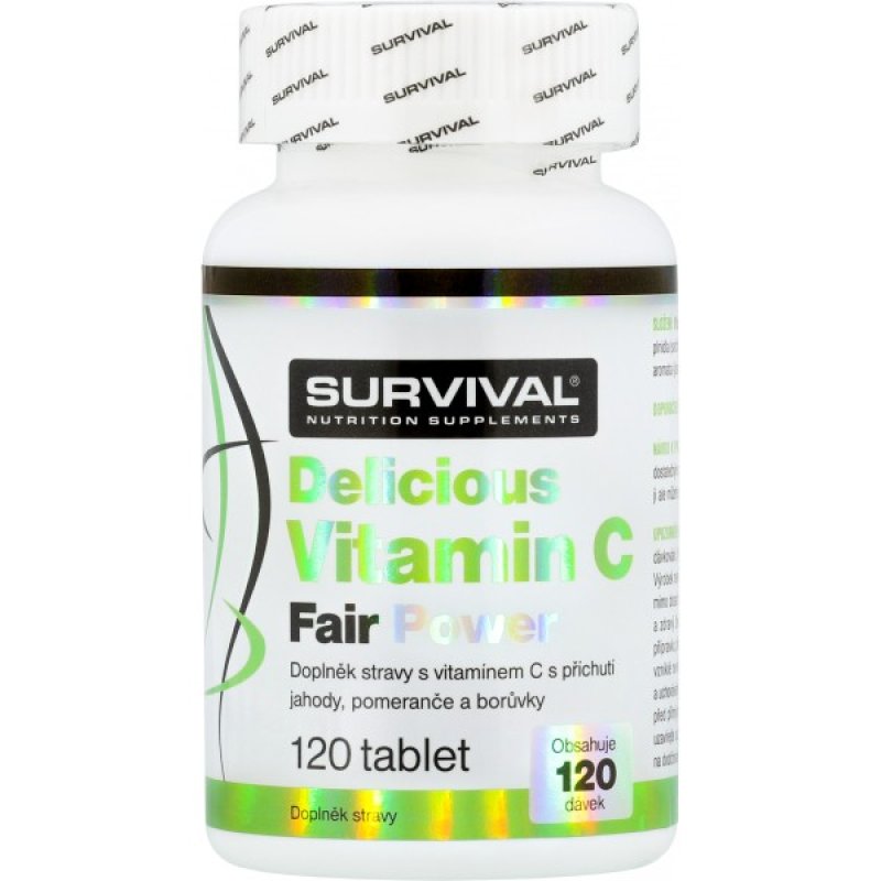 Survival Delicious Vitamin C Fair Power 120 tbl