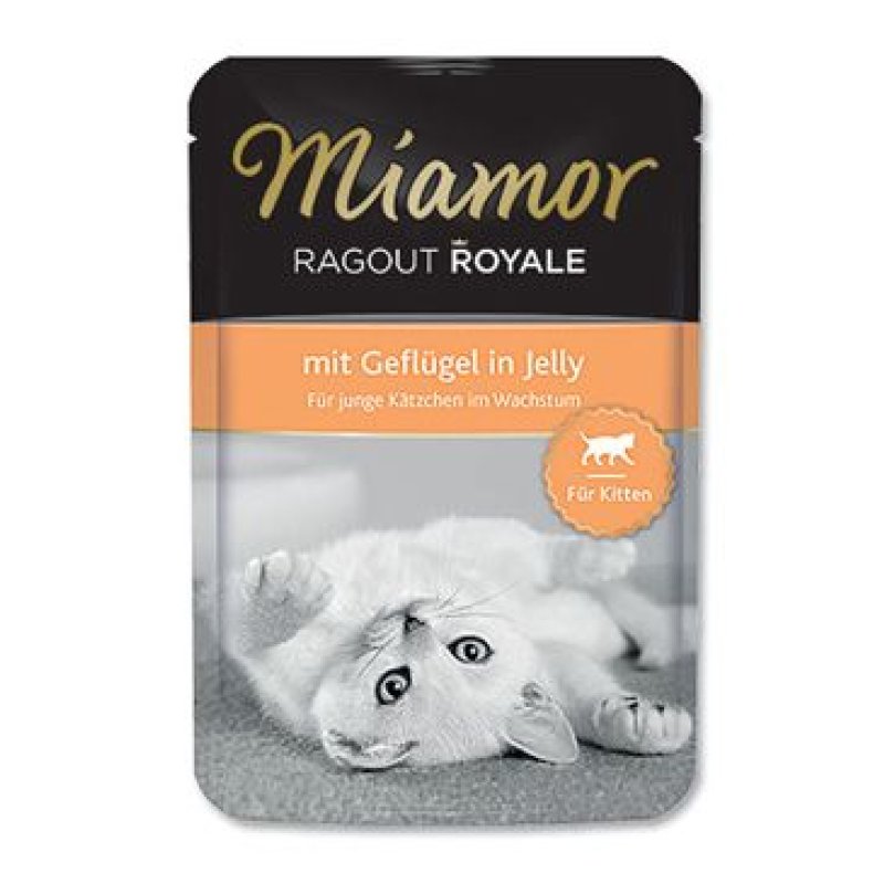 Miamor Cat Ragout Junior kapsa drůbež v želé 100 g