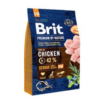 Brit Premium Dog by Nature Senior S+M 3 kg