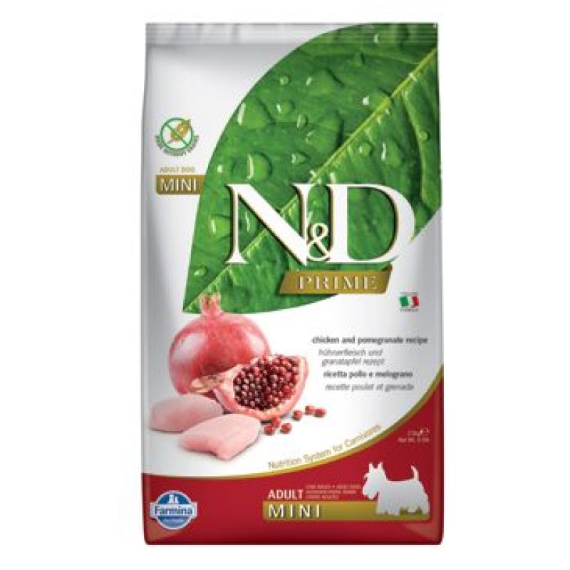 N&D PRIME DOG Adult Mini Chicken&Pomegranat 2,5 kg