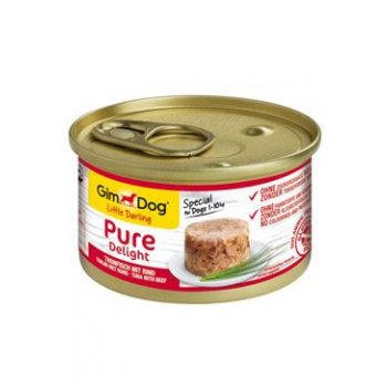 Gimdog Pure delight tuňák s hovězím 85 g