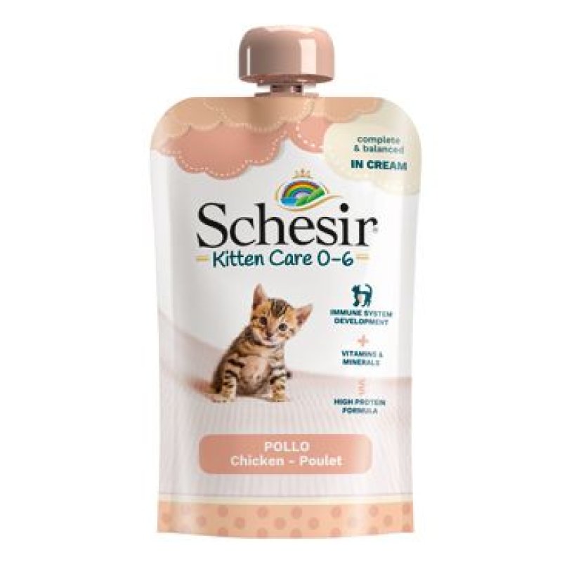 Schesir Cat kapsa Kitten kuře v krému 150 g