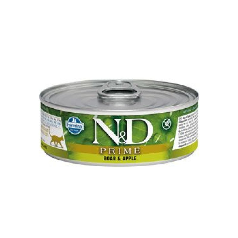 N&D CAT PRIME Adult Boar & Apple 80 g