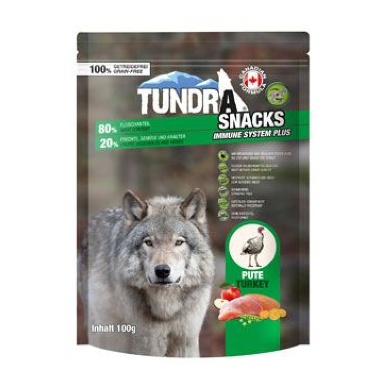 TUNDRA dog snack Turkey Immune Systeme 100 g