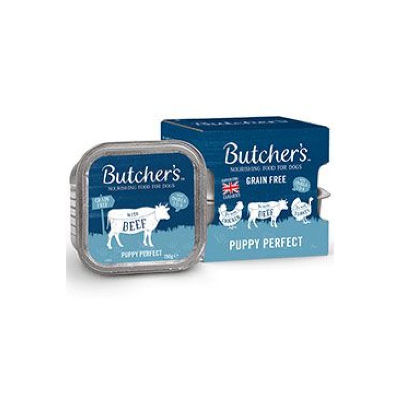 Butcher's Dog Original Junior kuř/hov/kr. vanička 4 x 150 g