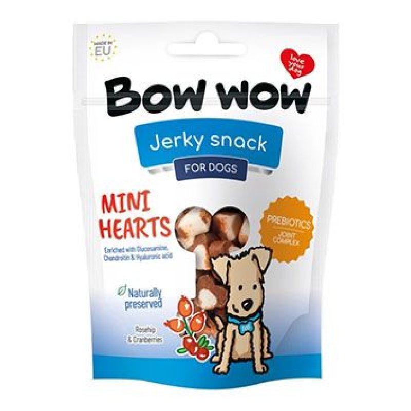 Bow wow poch. Mini srdíčka 80 g