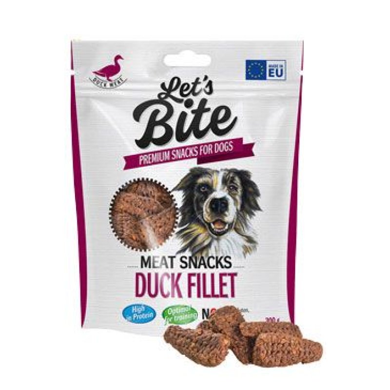 Brit Let's Bite Meat Snacks Duck Fillet 80 g