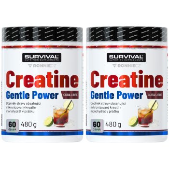 Survival Creatine Monohydrate 480 g, cuba libre - AKCE 1+1