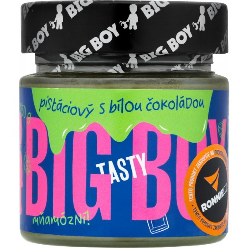 Big Boy Pistáciový krém s bílou čokoládou 250 g