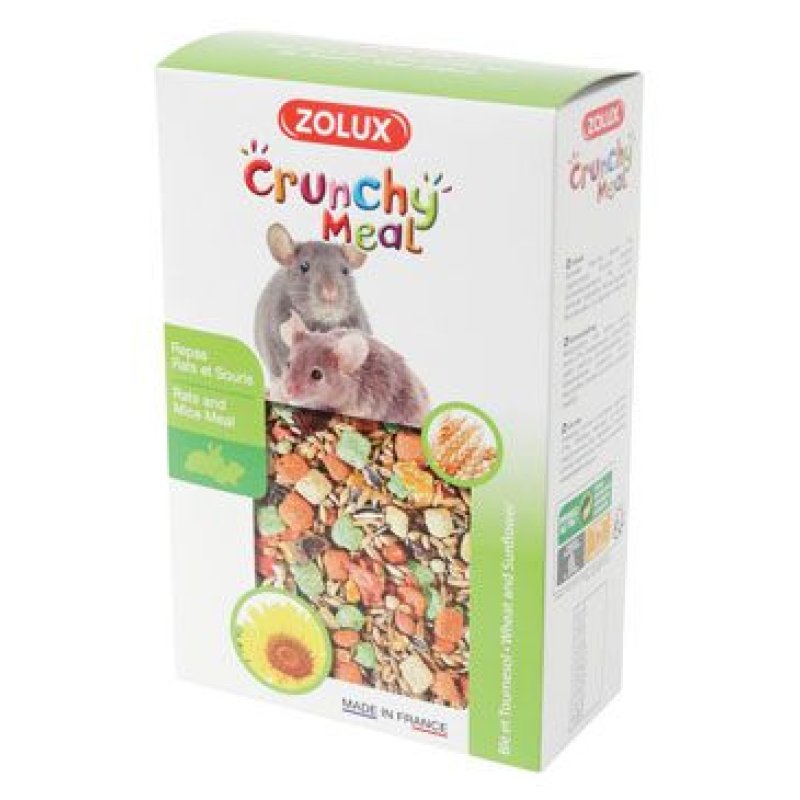 CRUNCHY MEAL pšenice/slunečnice myš, potkan 800 g