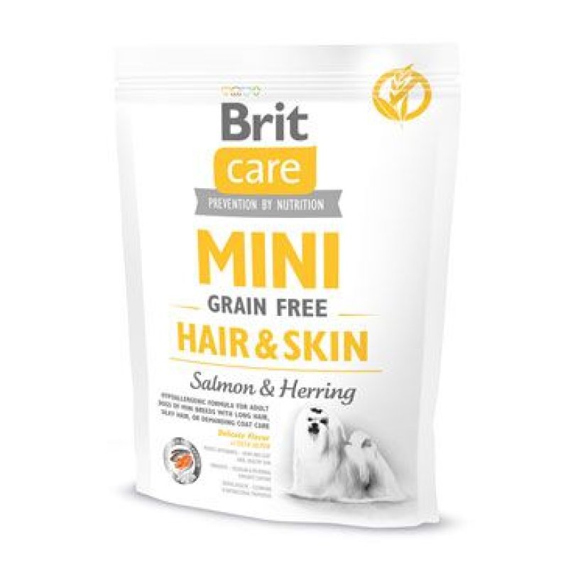 Brit Care Dog Mini Grain Free Hair & Skin 400 g