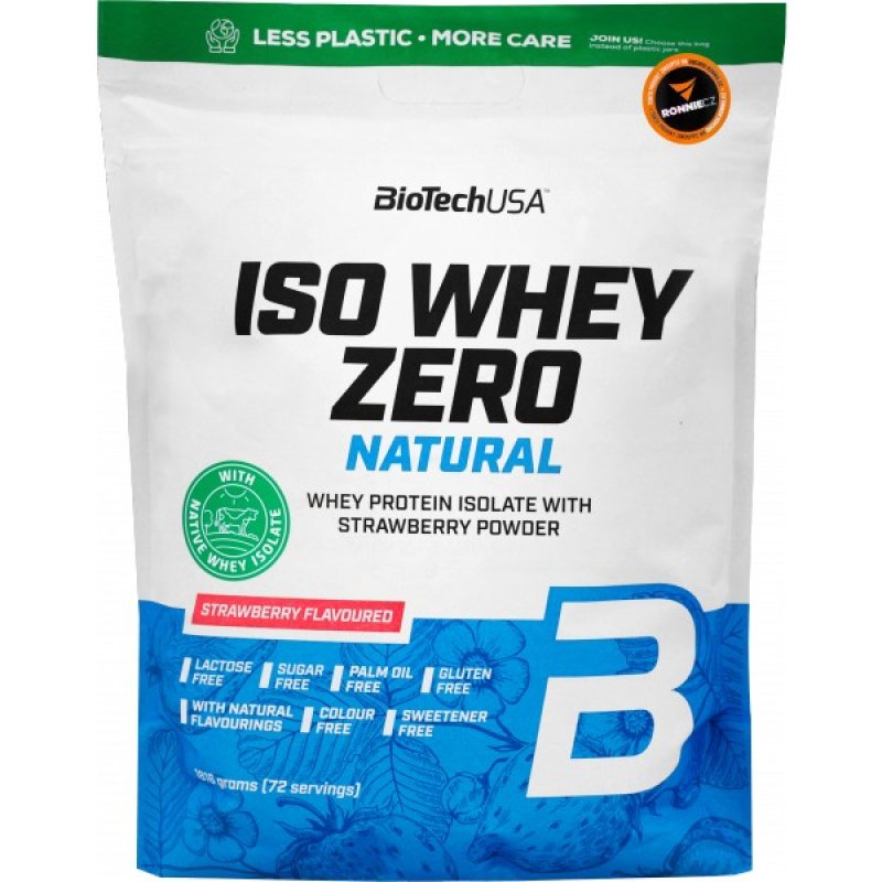 Iso Whey Zero Natural - 1816 g, jahoda