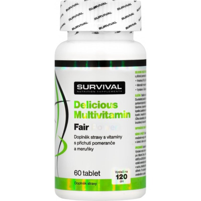 Survival Delicious Multivitamin Fair Power 60 tbl