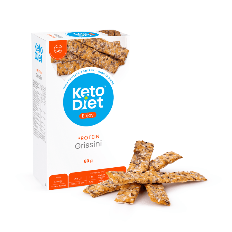 KetoDiet Proteinové grissini 55 g