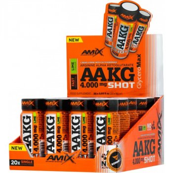Amix AAKG 4000 mg Shot - 20x 60 ml, limeta