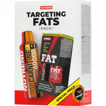 Nutrend Targeting Fats Pack: Carnitine 60000 + Fat Direct