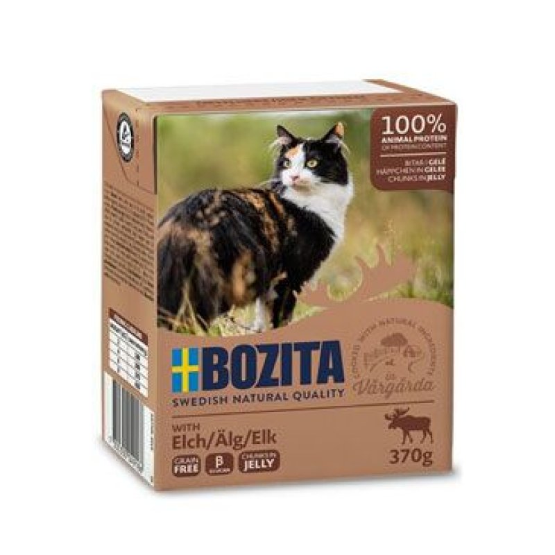 Bozita Cat kousky v želé s losím masem TP 370 g