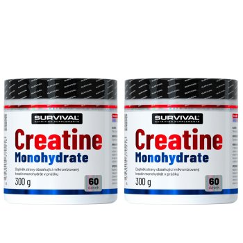 Survival Creatine Monohydrate Fair Power 300 g - AKCE 1+1