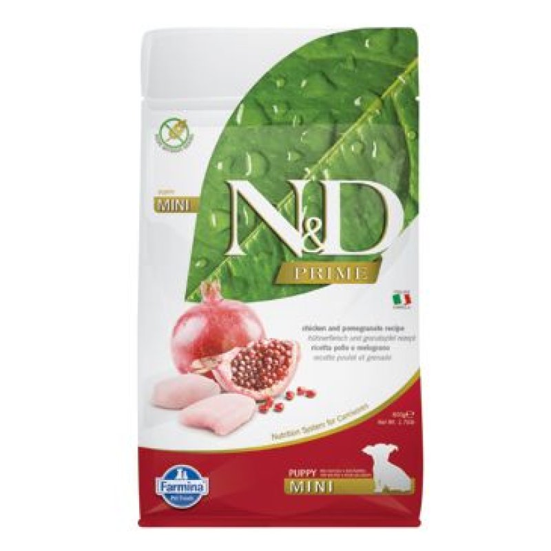 N&D PRIME DOG Puppy Mini Chicken & Pomegranate 800 g