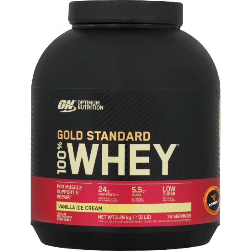 Optimum Nutrition 100 % Whey Gold Standard - 2280 g, francouzská vanilka