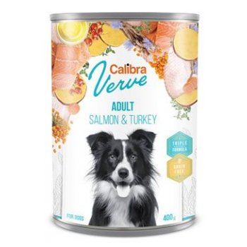 Calibra Dog Verve konz.GF Adult Salmon & Turkey 400 g