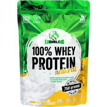 Lionlab 100 % Whey Protein Natural 750 g, bez příchuti