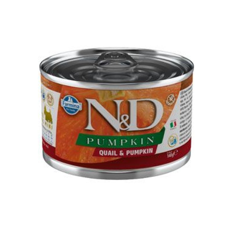 N&D DOG PUMPKIN Adult Quail & Pumpkin Mini 140 g