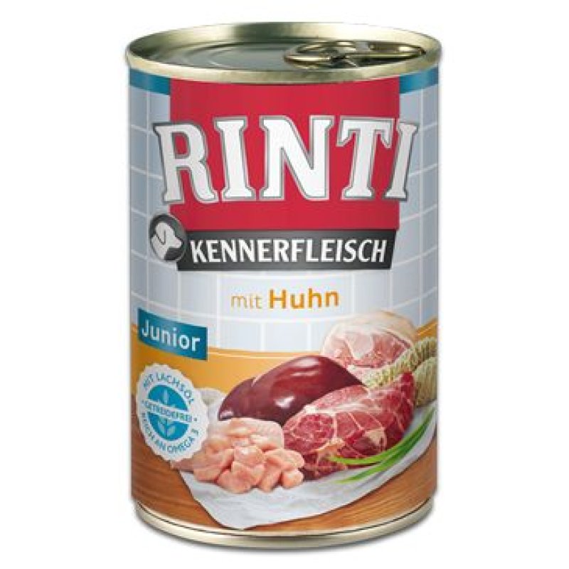 Rinti Dog Kennerfleisch Junior kuře 400 g