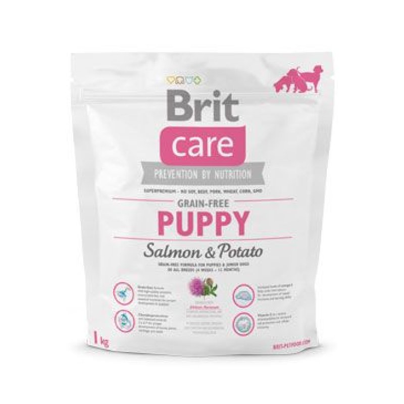 Brit Care Dog Grain-free Puppy Salmon & Potato 1 kg