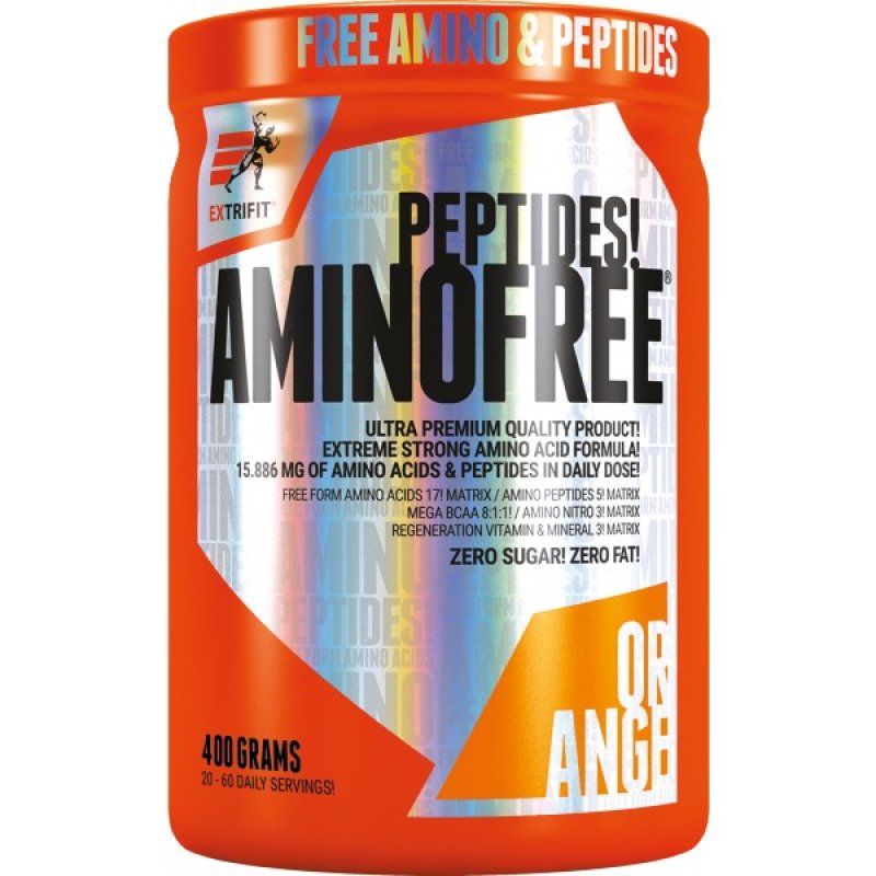 Extrifit AminoFree Peptides - 400 g, broskev