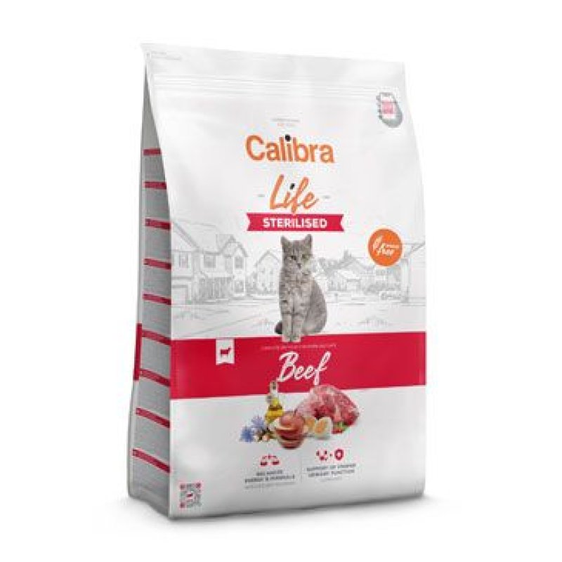 Calibra Cat Life Sterilised Beef 6 kg