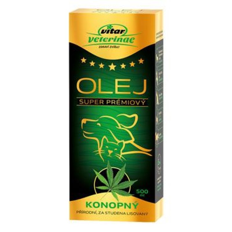 VITAR Veterinae Konopný olej 500 ml