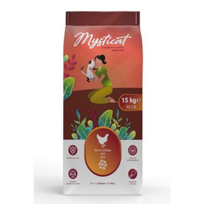 Kraftia MYSTICAT Adult Chicken & Rice 15 kg