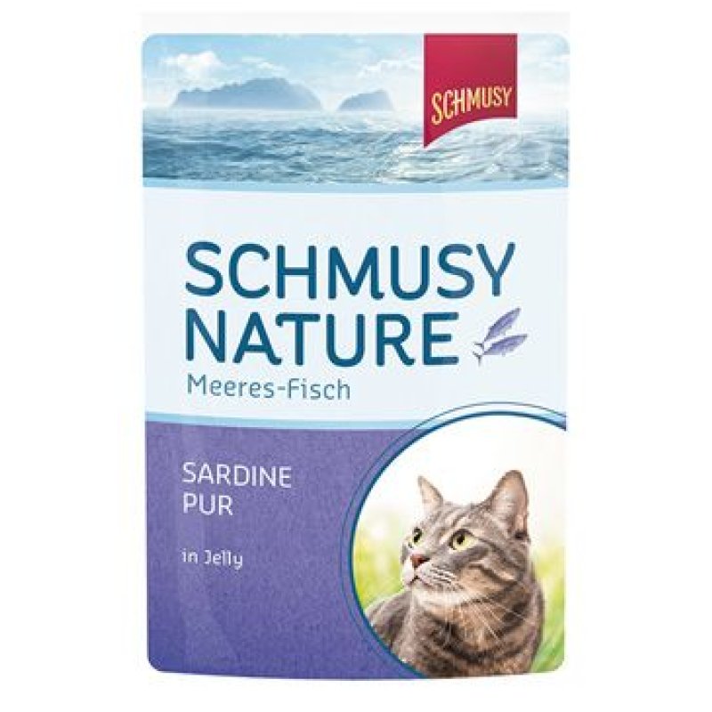 Schmusy Cat kapsa Fish sardinky v želé 100 g