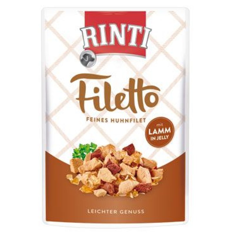 Rinti Dog Filetto kapsa kuře+jehně v želé 100 g