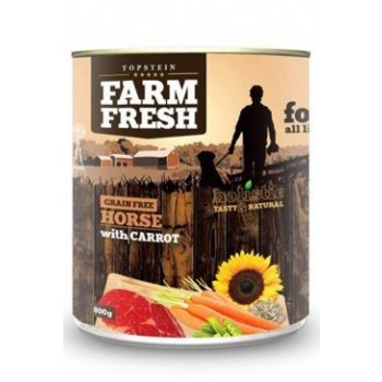 Farm Fresh Dog Horse with Carrot konzerva 800 g