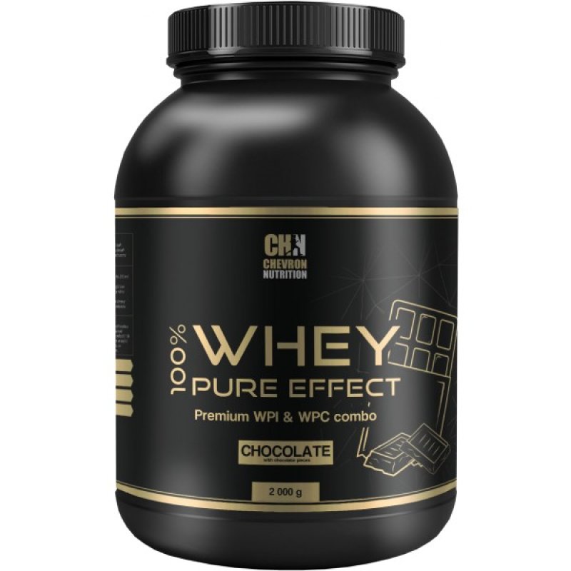 Chevron Nutrition 100 % Whey Pure Effect - 2000 g, čokoláda s kousky čokolády