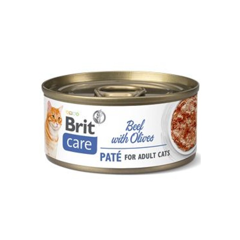 Brit Care Cat konz  Paté Beef&Olives 70 g