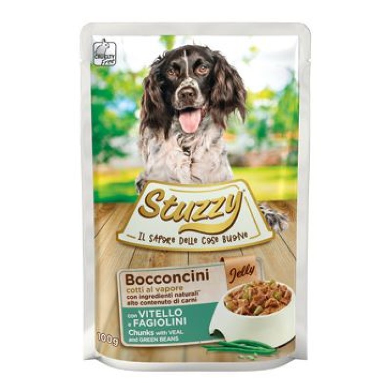 Stuzzy Dog kapsa Adult kousky telecího 100 g